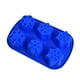 thumbnail image 2 of Toystoory 6 silicona azul antiadherente para hornear, copos de nieve para hacer pasteles, chocolate DIY, gelatina, dulces, jabón hecho a mano, Herramientas y accesorios para hornear, 2 of 6