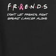 thumbnail image 6 of Wild Bobby Don't Let Friends ALone Awareness Breast Cancer Awareness Women Graphic Long Sleeve T-Shirt, Black, Small, 6 of 6