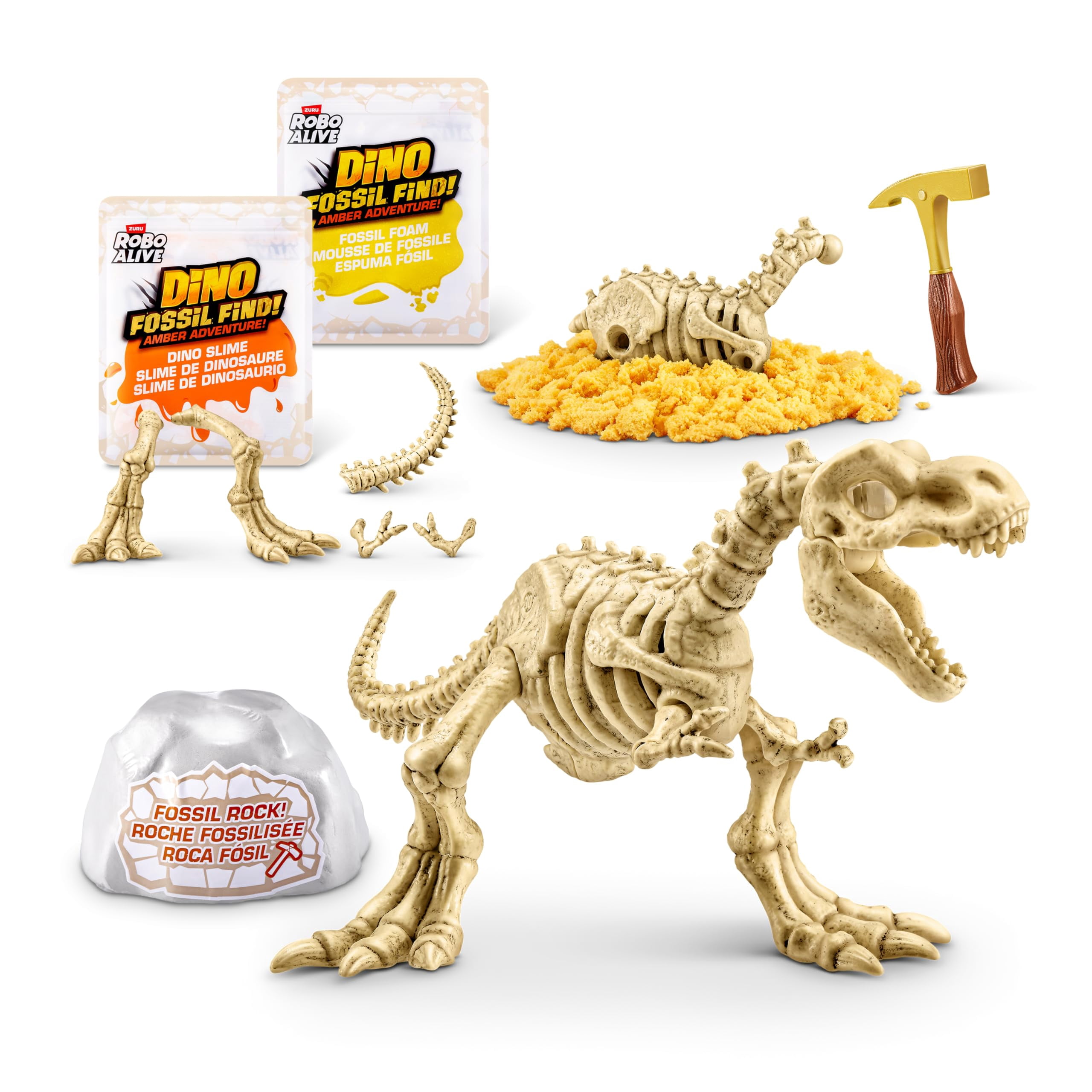 Robo Alive Fossil Find! AMBER ADVENTURE Mystery Pack (RANDOM DINO)