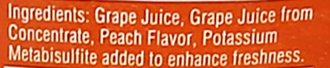 Kedem 100% Kosher Grape Juice, Peach Flavored, 22 fl. oz