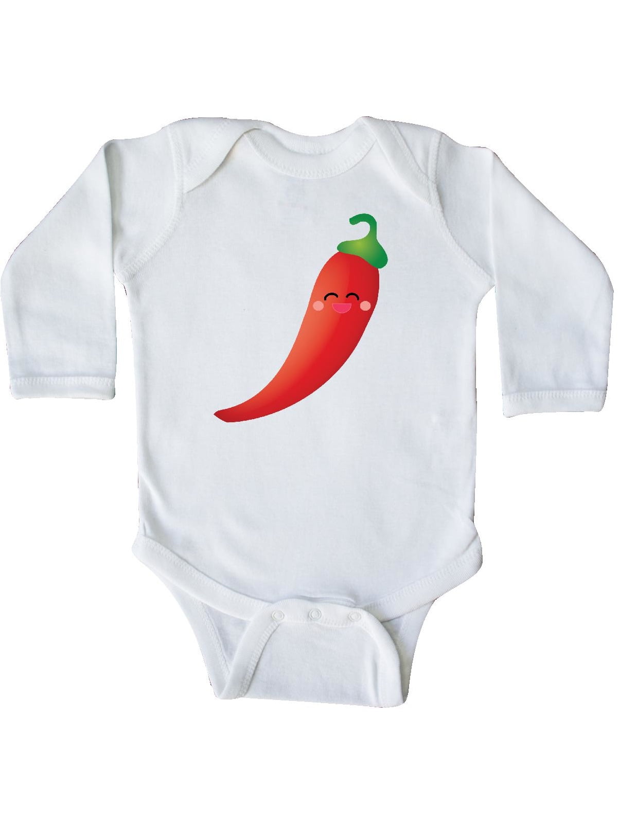 inktastic Chili Pepper Wall Art Long Sleeve Creeper