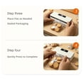 thumbnail image 4 of Magnetic Mini Bag Sealer And Cutter for Fridge, 2026 New Portable Heat Sealer With 8-level Adjustable & Led Digital Display, Rechargeable, for Plastic Bags,Snacks,Food Storage Keep Fresh, 4 of 8