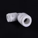 thumbnail image 4 of Uxcell Conectores de codo tipo L de 1/4" a 3/8" Conector rápido Blanco 2 Paquete, 4 of 5