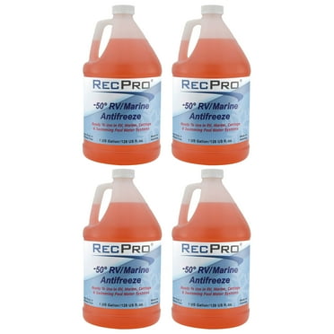 RecPro RV Antifreeze Concentrate Fluid for Winterizing Vehicles (4 Pack)