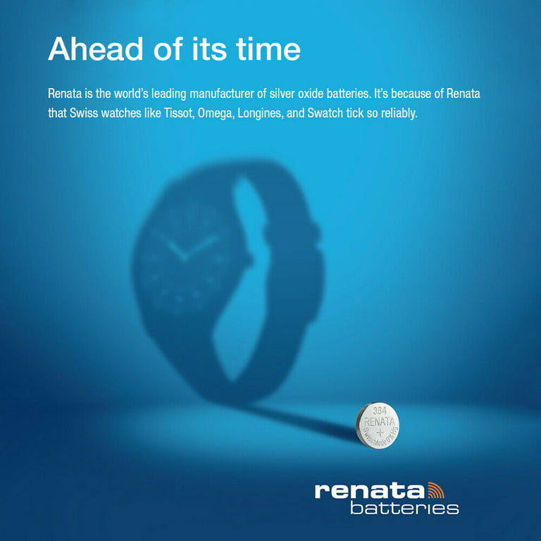 10x Renata 377 Silver Oxide Watch Battery Button Cell *Swiss Made