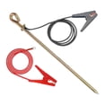thumbnail image 3 of QualitChoice Grounding Rod Antennas with Alligator Clip Solar Powered Electric Wire Fence, 3 of 5
