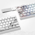 thumbnail image 5 of KOMI Shine Through Keycaps Set,PBT White keycap,Side Printed,Custom keycaps 75 Percent，Cherry Profile,Double Shot keycap for Gateron MX Switches Machine Keyboard（Wave of Kanagawa，only keycaps, 5 of 6