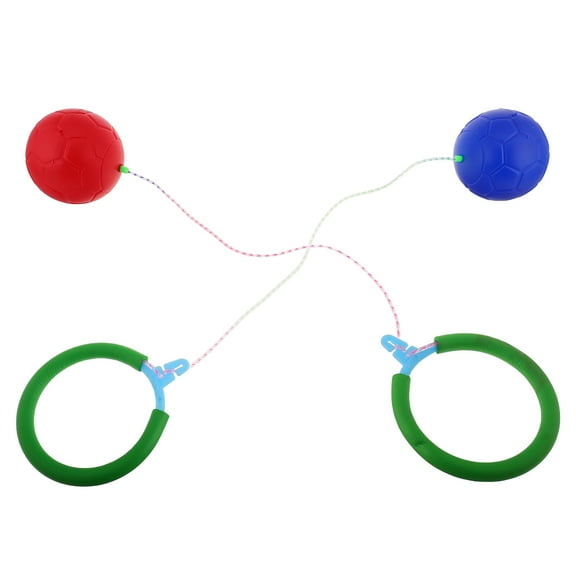 SOPOTUTU 2pcs Bouncing Exercise for Outdoor Play, Energy Burning Fitness Toy, Plastic Round