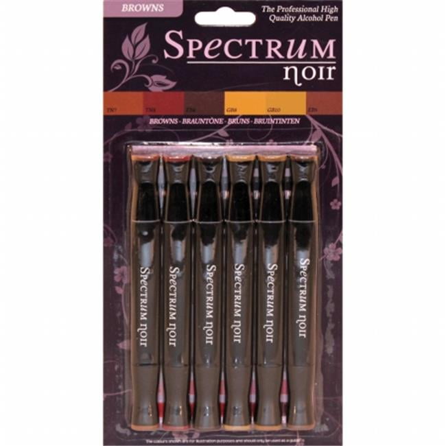 Crafters Companion Spectrum Noir Alcohol Markers Browns
