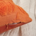 thumbnail image 3 of Tosleo Fall Throw Pillow Covers 18x18 Set of 2 Orange Pumpkin Decorative Pillow Cases Farmhouse Thanksgiving Plush Faux Fur Cushion Covers for Couch Sofa Bed, 3 of 8