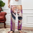 thumbnail image 4 of My Hero Academia Himiko Toga Pajamas Pants 3D Printing Wide Leg PJ Pant Loungewear Casual Comfy Sleepwear Lounge Pants for Men Women4XL, 4 of 9