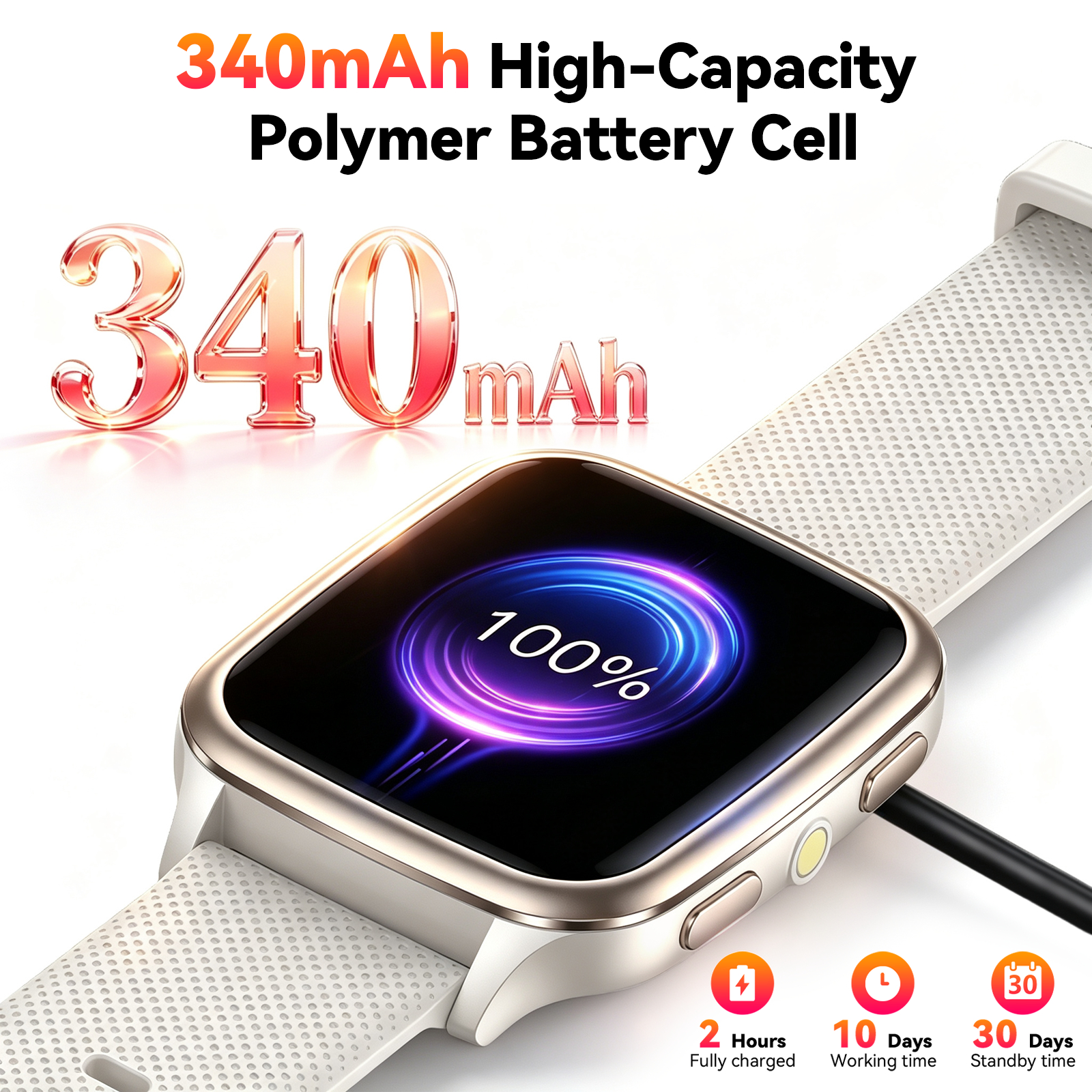 Joautrial Smart Watch, 1.93" HD Screen, 120 Sports Modes photo 6