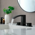 thumbnail image 2 of Sink faucet, bathroom faucet with 360 degree rotation Black, 2 of 11