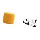 thumbnail image 5 of Escabel,Taburete pequeño,otomana,taburete de sofá,taburete de té,Taburete cúbico para los pies,ideal para dormitorio o baño.,Reloj de pared,Reloj de pared de panda,decoración para el, 5 of 8