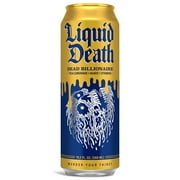 Liquid Death Iced Black Tea, Dead Billionaire 19.2 oz King Size Can