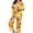 d-939Yellow436, variant on MEZZALL Women Halloween Ghost Pumpkin Print Pajama Set, Lapel Collar Button‑Down Long Sleeve Tops With Long Pants Loungewear For Home Sleepwear Fashionable 2 Piece Pjs