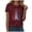 Shirts05-Wine, variant on Sgkm Womens Tops Heart Printed Workout Tops Outdoor Graphic Tee Oversized Cropped Tshirts for Women XXL