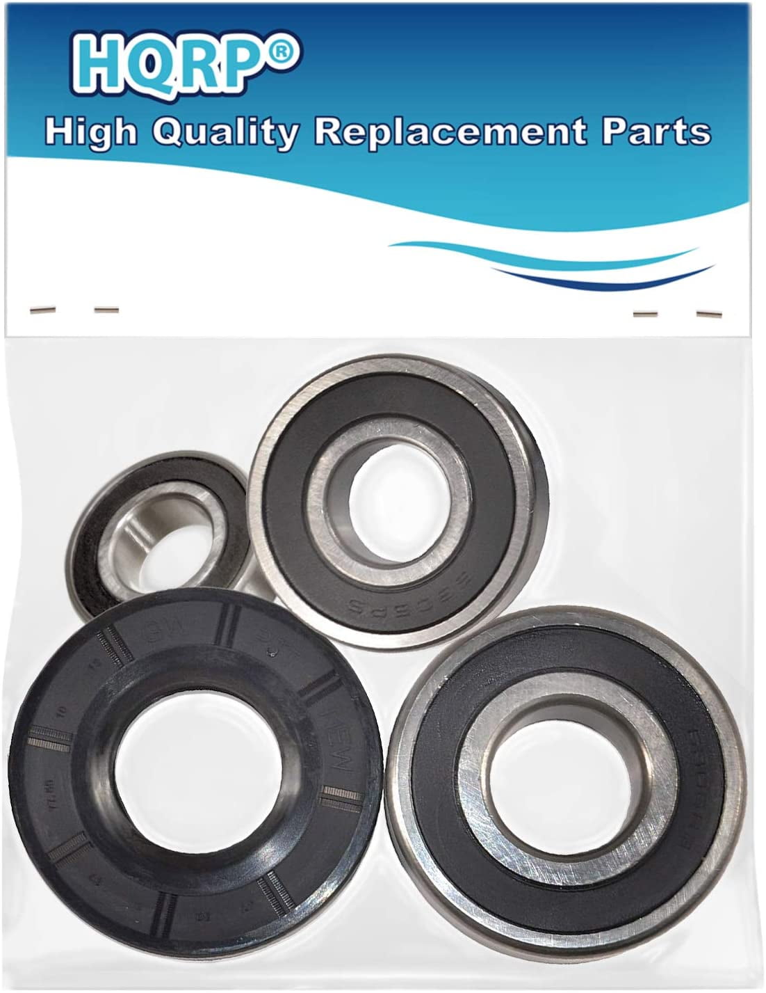 HQRP Bearing and Seal Kit for Whirlpool Duet Series Front Load Washer Tub 