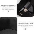 thumbnail image 3 of Gorra de béisbol con circunferencia de cabeza grande ajustable de 57 a 61 cm, gorra de béisbol suave para hombres y mujeres, gorra de verano de color sólido, 3 of 5