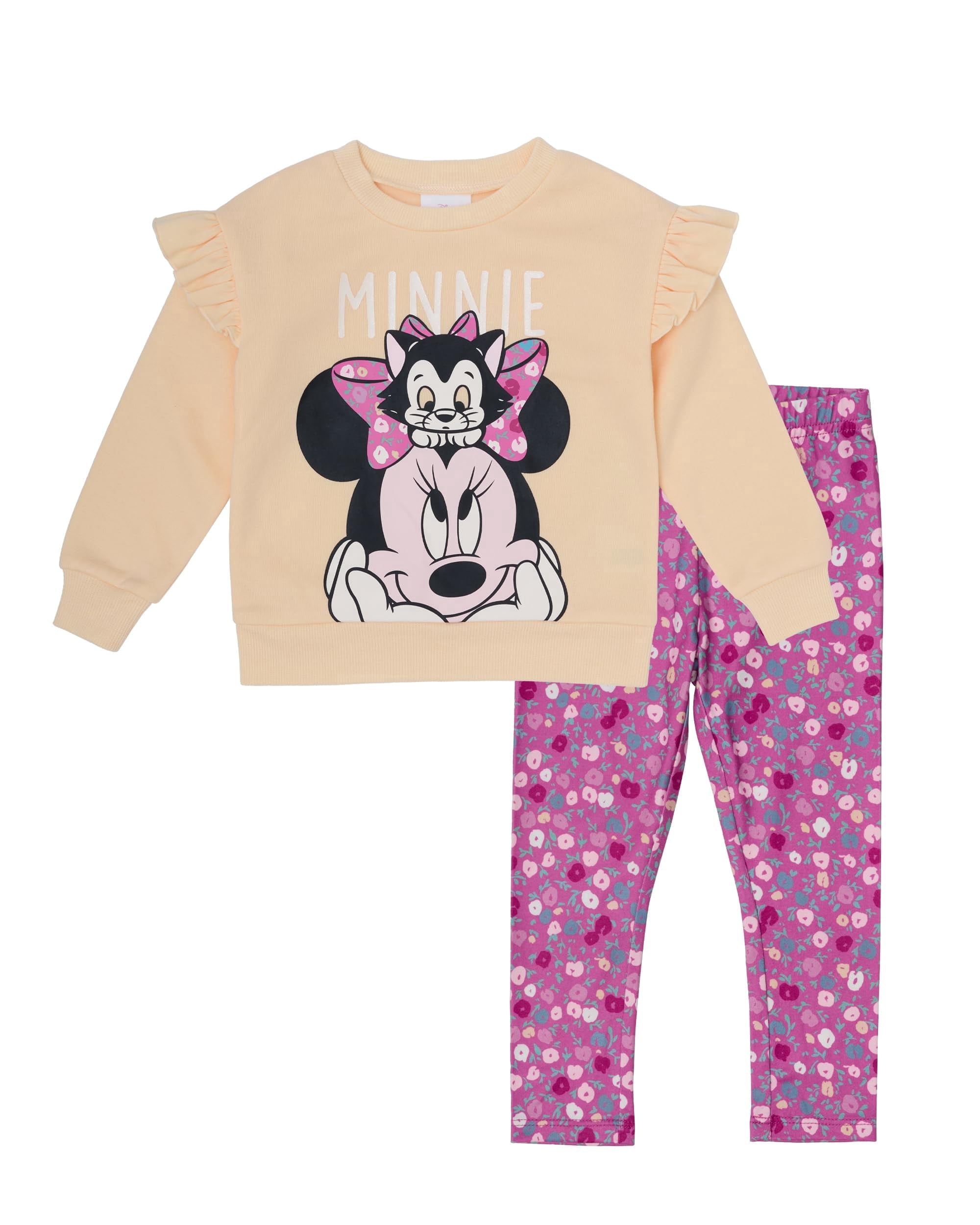 Disney Girls Red Blue & White Minnie Mouse Gingham Checker Print