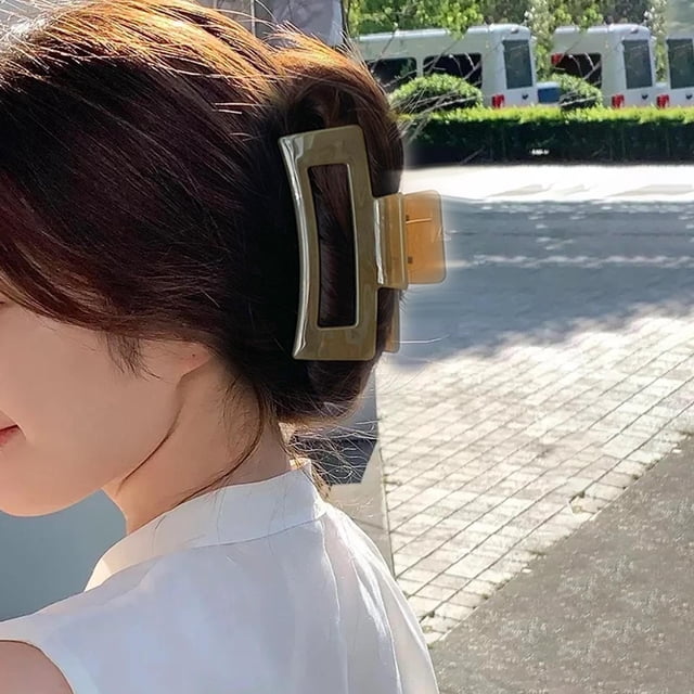 Pinzas para el pelo perfecl Adornos de moda 10 cm Marrón