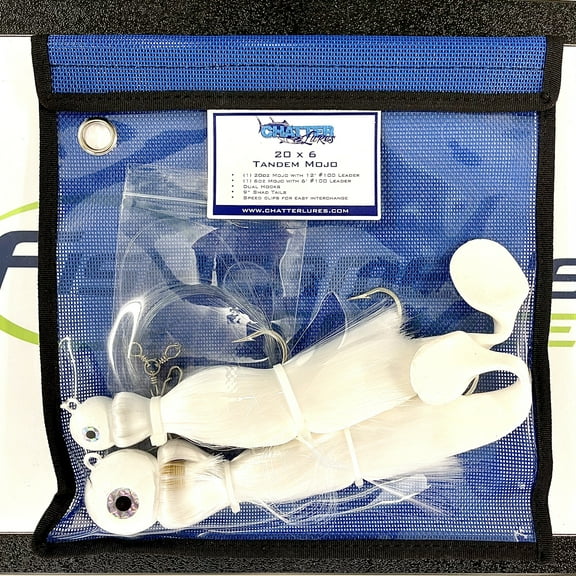 Chatter Lures 10 x 6 Tandem Mojo- White