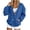 Blue, variant on Womens Fall Cardigan Sweatshirt Oversized V Neck Button Down Long Sleeve Winter Casual Open Front Pocket Jacket
