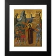 thumbnail image 2 of Nicolaos Tzafouris 15x18 Black Modern Framed Museum Art Print Titled - Christ Bearing the Cross, 2 of 5