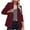 Red Womens Blazers, variant on BSDJILFG Blazer Jackets for Women Business Casual Workwear Blazers Notched Collar Wrinkle Free Long Sleeve Office Dress Jacket