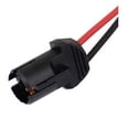 thumbnail image 2 of 2 pieces T10 W5W 168 194 Car lamp bulb socket Socket for glass Socket parking light socket connector black, 2 of 2