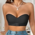 thumbnail image 2 of Lace Pajama Set Strapless Bras for Women Solid Color Daily Fashion Bra, 2 of 9