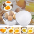 thumbnail image 2 of 1 pieza de vaporizador de huevos para microondas con forma de huevo blanco, vaporizador de huevos, vaporizador de 4 huevos Sincero Electrónica, 2 of 5