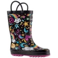thumbnail image 2 of Oaki Kids Rubber Rain Boots with Easy-On Handles for Boys Girls Toddlers, 2 of 3