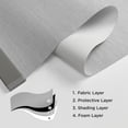 thumbnail image 3 of Persianas enrollables Joydeco 100 % opacas sin cuerda 38x122 cm gris, 3 of 6