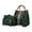 Green, variant on Purses and Handbags for Women, 4pcs Fashion Upgrade Handbags Wallet Tote Bag Shoulder Bag Top Handle Satchel Purse Set, Retro Pattern Hand Bag Gifts for Women