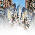 thumbnail image 4 of Merry Christmas West Highland White Terrier Snowy Winter with Tree Decorations House Flag 28x40in Double Sided Westie Westy Dog Lover Outdoor Decor - 12020, 4 of 5