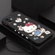 thumbnail image 2 of Sanrio-funda de teléfono de Hello Kitty para iPhone, carcasa de silicona con cordón para modelos 14, 13, 12, 11 Pro Max, Mini, X, XR, XS MAX, SE 2020, 8, 7 Plus zhangmengya LED, 2 of 2