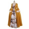 thumbnail image 3 of Outlander Claire Inspired Costume - Elegant Tudor Style Yellow Gown, 3 of 6