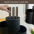 thumbnail image 6 of MYVIT Knife and Utensil Holder Without Knives Round Universal Kitchen Knife Holder for Countertop Detachable Knife Storage with Drain Hole, 6 of 8