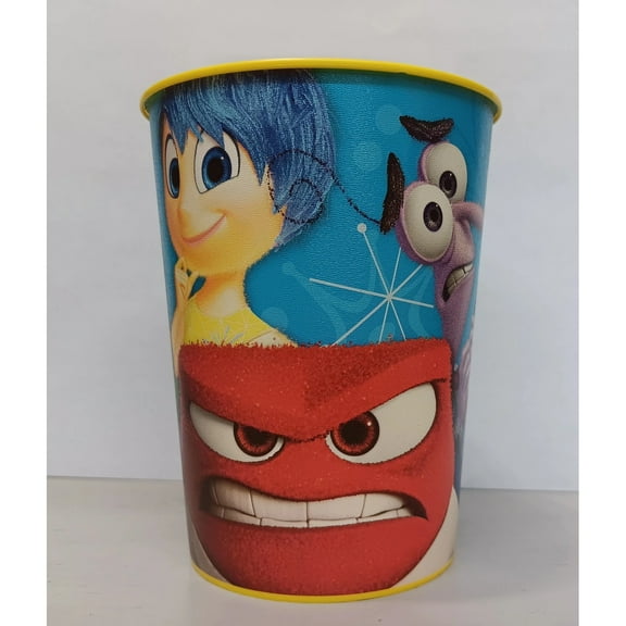 Inside Out Blue Plastic 16 Ounce Reusable Keepsake Favor Cup (1 Cup)