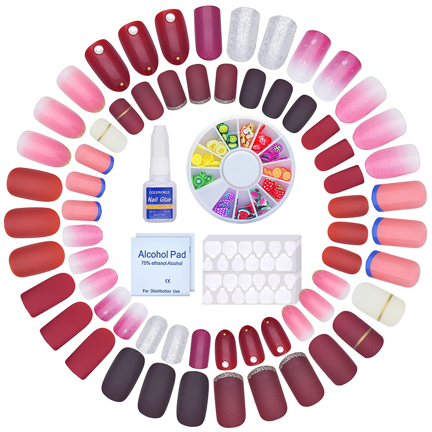 Press on Nails,Fake Fakes Nails Art