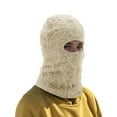 thumbnail image 6 of Unique Bargains 1 Pc Warm Face Mask Knitting Balaclava for Cycling Beige, 6 of 6
