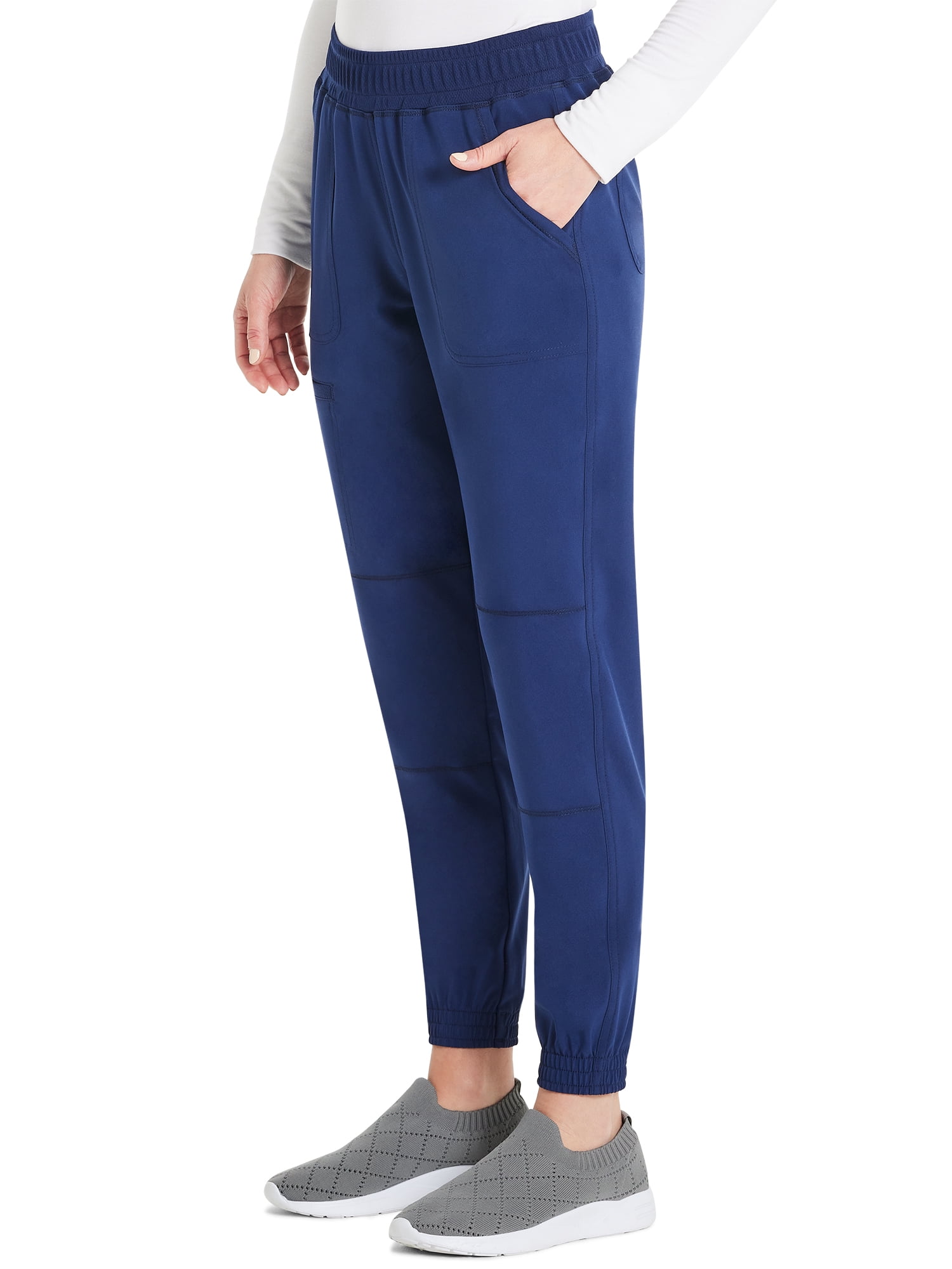 Scrubstar Women's Antimicrobial Premium Performance Petite Yoga Waistband Jogger, Sizes XS-XL