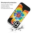 thumbnail image 2 of Compatible with iPhone 11 12 13 mini 14 15 16 Pro Max Plus Wallet Case with Card Holder, PU Leather Kickstand Card Slots Case ( Tie-Dye Petals, iPhone 14), 2 of 7