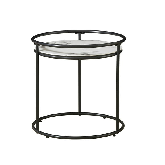 Mesa Lateral Kessa Muebles Fines Blanco