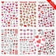 thumbnail image 2 of Valentine's Day Nail Art Stickers Red Love Heart Nail Supplies 3D Self-Adhesive Nail Foil Decals Heart Kiss Angel Baby Romantic Designs Beauty DIY Acr, 2 of 4