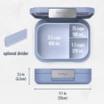 thumbnail image 6 of Bentgo® Modern Bento-Style Lunch Box for Adults, Teens, and Larger Appetites; BPA-Free , Leak-Resistant, Dishwasher/Microwave Safe - Dusk Blue, 6 of 8