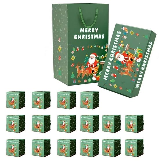 Christmas Surprise Bouncing Box Set Paper Craft Holiday Party Decoration