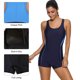 thumbnail image 3 of Trajes de baño de una pieza para mujer, traje de baño deportivo Boyleg, traje de baño deportivo, traje de baño para regazo, azul, 3 of 7