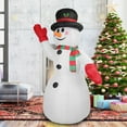 thumbnail image 5 of Moclever 7.9ft Christmas Inflatable Snowman IPX4 Waterproof Light up Snowman Decoration, White, 5 of 14